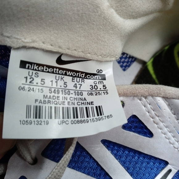 NIKE Zoom Maxcat 4 White Royal Blue Sprint Track S